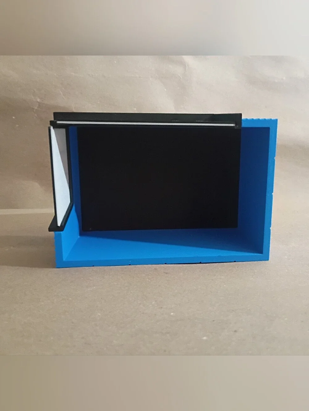Auto Parts Blue Diorama Building